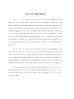 Tiểu luận: Đường lối công nghiệp hóa, hiện đại hóa thời kỳ đổi mới