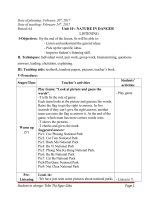 UNIT 10: NATURE IN DANGER, LISTENING