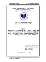 Thẩm định giá bất động sản cho mục đích thế chấp vay vốn tại ngân hàng nông nghiệp và phát triển nông thôn   chi nhánh an sương (nhà số 3, TCH08, phương tân chánh hiệp, quận 12, thành phố hồ  
