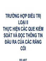 Điều trị sai khớp cắn hạng I có nhổ răng