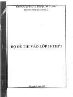 TUYỂN tập tài LIỆU ôn THI vào lớp 10 THPT 