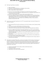 CMA finance decision making part 2 