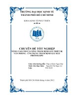 Nâng cao chất lượng thẩm định giá thiết bị văn phòng   ứng dụng thẩm định giá máy photocopy  