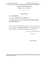 Nghiên cứu chế tạo điện cực ống nano nền titan dioxit ứng dụng kỹ thuật điện thẩm 