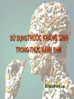 Hướng dẫn sử dụng thuốc kháng sinh trong răng miệng