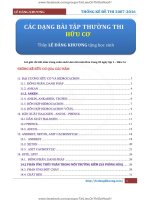 CAC DANG BAI TAP HUU CO THUONG THI