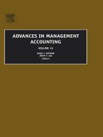 Advances in management accounting vol 15 