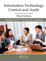 Information technology control and audit third edition 