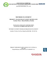 Biện pháp thi công hoàn trả nền đường - Tiếng anh