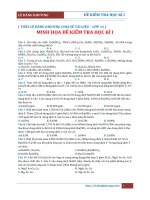 Thầy lê đăng khương tặng học sinh   minh họa đề kiểm tra học kì i lớp 11