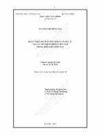 Luận văn báo cáo: Hoàn thiện kế toán bất động sản đầu tư tại các doanh nghiệp ở Việt Nam trong điều kiện hiện nay (TT)