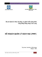 Dự án Quản lý thủy lợi phục vụ phát triển nông thôn vùng đồng bằng sông Cửu Long