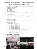 Thí nghiệm sức bền vật liệu