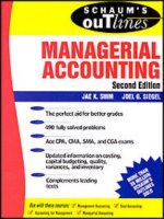 Schaums guideline of managerial accounting 2e by jae k shim 