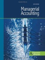 Solutions manual managerial accounting 8e by hansen