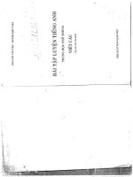 bài tập luyện tiếng anh trung học phổ thông luyện câu  