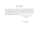 Nghiên cứu giải pháp chống thấm qua đập hồ chứa nước tàu voi   tỉnh hà tĩnh 