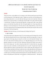 Chính Sách Thuế Quan Và Tự Do Hóa Thương Mại Ở Việt Nam