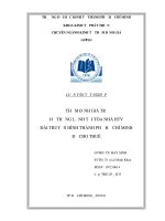 Thẩm định giá trị hệ thống lạnh tại tòa nhà HTV đài truyền hình thành phố hồ chí minh để cho thuê 