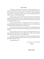 Nghiên cứu giải pháp cấp nước để phát triển bền vững kinh tế xã hội cho huyện quế võ   tỉnh bắc ninh 