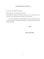 Nghiên cứu chế độ vận hành hợp lý cửa van cống lấy nước từ hồ chứa phục vụ tưới kết hợp phát điện, áp dụng cho cống pa khoang 