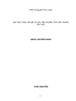 Dạy Học Theo Vấn Đề Và Các Tình Huống Tích Hợp Trong Dạy Học