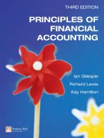 Principles of financial accounting third edition by gillespie lewis and hamilton 