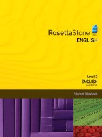 Rosetta stone   american english   level 2   student workbook 