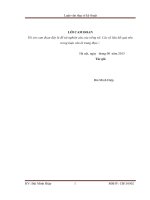 Nghiên cứu xây dựng quan hệ giữa phát thải và chế độ làm việc của xe máy khi sử dụng nhiên liệu xăng sinh học