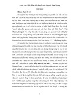 Luận văn Đặc điểm tiểu thuyết của Nguyễn Huy Tưởng