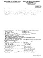 kiểm tra 1 tiết hóa 11 - chuyên Hùng Vương (hay)