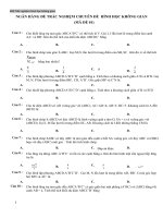 400 câu HÌNH học KHÔNG GIAN có đáp án