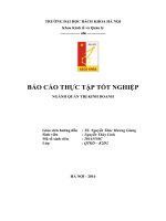 PHÂN TÍCH HOẠT ĐỘNG KINH DOANH tại CÔNG TY TNHH tư vấn THIẾT kế và QUẢN lý dự án HTH 