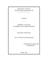 Mô phỏng và tối ưu hóa quá trình sản xuất ammonium nitrate, 