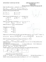 DE THI KHAO SAT SO GDDT HA NOI 