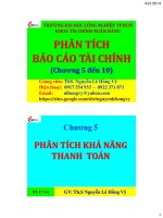 phan tich bao cao tai chinh chuong 5 den chuong 10