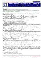 DE THI THU MUC DIEM 7 - 8 DIEM - THay Hung DZ