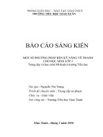 Một số phương pháp rèn kỹ năng vẽ tranh cho học sinh lớp 3 