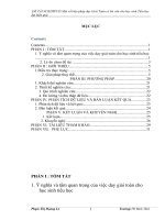 Một số biện pháp dạy giải toán có lời văn cho học sinh tiểu học đạt hiệu quả 