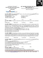 ĐỀ SINH và đáp án THPT PHẠM CÔNG BÌNH VĨNH PHÚC lần 3 