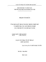 ỨNG DỤNG kỹ THUẬT NGƯỢC TRONG THIẾT kế và KIỂM TRA các sản PHẨM cơ KHÍ cấu THÀNH từ các bề mặt tự DO