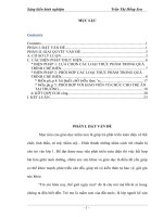 Một số biện pháp chế biến món ăn cho trẻ trong trường mầm nonn