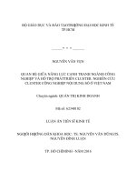 Nghiên cứu cluster công nghiệp nội dung số ở việt nam