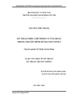 KỸ THUẬT điều CHẾ OFDM và ỨNG DỤNG TRONG TRUYỀN HÌNH số mặt đất DVB t 