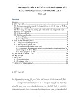 Một só giải pháp rèn kĩ năng giải toán có lời văn bằng sơ đồ đoạn thẳng cho học sinh lớp 4 