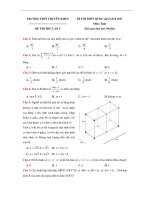Bộ 6 đề thi thử THPT quốc gia 2017 môn toán của các trường chuyên có đáp án