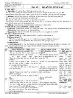 giáo án sinh học 9 từ tiết 51 đến tiết 60