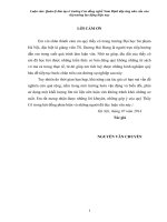 Luận văn Quản lý đào tạo ở trường Cao đẳng nghề Nam Định đáp ứng nhu cầu của thị trường lao động hiện nay