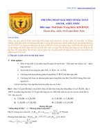 phương pháp giải một số bài toán ancol, axit, este