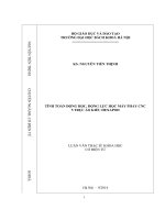 TÍNH TOÁN ĐỘNG học, ĐỘNG lực học máy PHAY CNC 5 TRỤC ảo KIỂU HEXAPOD